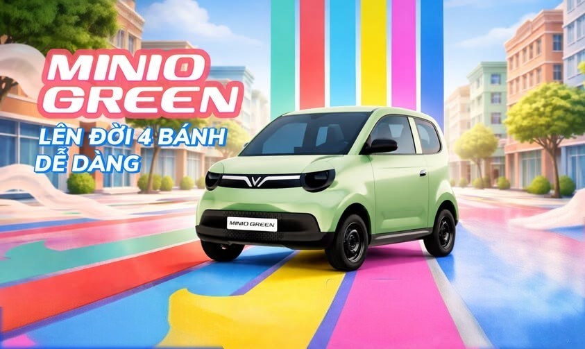 Không chỉ tiện lợi, Minio Green còn là lựa chọn phù hợp nhất để “lên đời từ 2 bánh lên 4 bánh”, dễ vận hành, chi phí hợp lý, sẵn sàng đồng hành cùng bạn trên hành trình khởi nghiệp và chủ động tạo thu nhập mỗi ngày.
